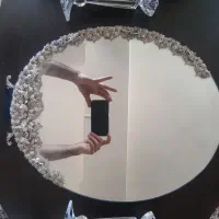 آینه شمعدان نقره