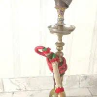 قلیان برنجی مهر داود باباپور تبریز