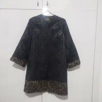 مانتو مشکی مجلسی سایز۴۰تا۴۲