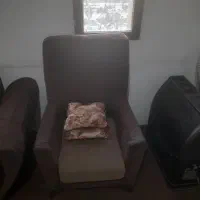 معاوضه مبل ۶نفره تمیز فقط معاوضه با پنکه