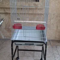 قفس بزرگ ۱۰۳۳ کاسکویی با پایه + قفس سهره