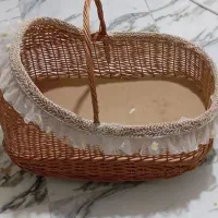 سبد حمل نوزاد و تشک بالش