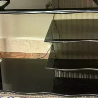 میز تلویزیون شیشه ای