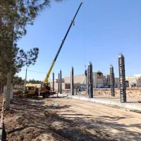 جرثقیل بالا کردن مصالح ساختمانی