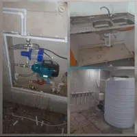 نصب تعمیر پمپ آب نصب شیرالات لوله کشی آب وفاضلاب