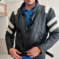 کابشن چرم اصلی موتور سواری
