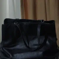 کیف چرم مشکی