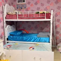 تخت خواب سه نفره فلزی