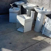 روشویی کابینتی پایه دار.وکاسه توالت ایرانی