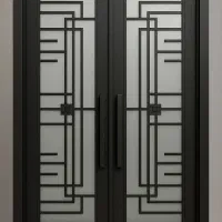 درب لوکس کلاسیک ورودی لابی و آپارتمان