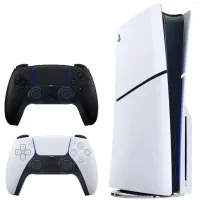 Ps5 slim دسته اضافه و پایه شارژر و فول گیم