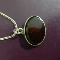 پلاک عقیق نقره