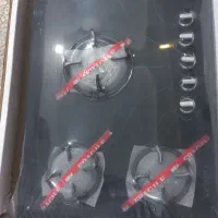 اجاق گاز پنج شعله نو با کارتن