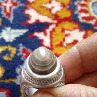 انگشتر عقیق سلیمانی ۳پوست کهنه وقدیمی کاملا دستساز