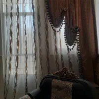 پرده حریر شاین دار و والن