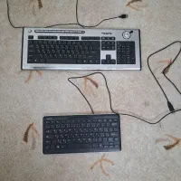 دو عدد کیبورد سالم و تمیز