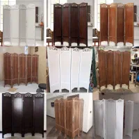 انواع پارتیشن پاراوان MDF در ۵رنگ مشکی سفید..