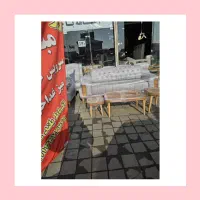مبل راحتی چستر ۷ نفره پایه فلزی