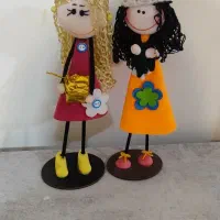 دو عدد عروسک تزئینی