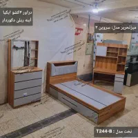 سرویس نوجوان ، تخت جدید، دراور ،کمد ، میزتحریر