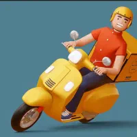 پیک موتوری فست فود