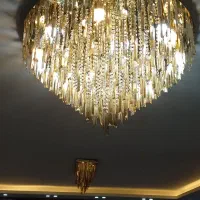 لوستر تمام کریستال قطر ۹۰(حراج.حراج.حراج)