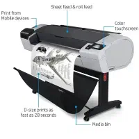پلاتر HP T795 44،گارانتی 12 ماهه اچ پی با هد نو