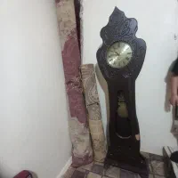 ساعت ایستاده چوبی براق