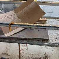 میز آلومینیومی مغازه