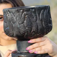 ظرف چوبی شهر قدیم جیرفت