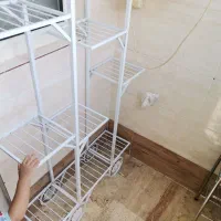 استند فلزی گلدان نو 10 جا