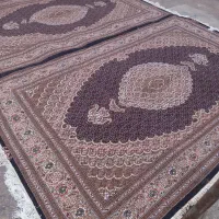 اندازه فرش دستباف جفت ۶متری سرمه ای  درجه ۱