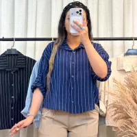 شومیز زنانه باکسی فریسایز درجه یک