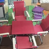 جشنواره صندلی تاشو کوهنوردی لوله استیل پارچه طبی