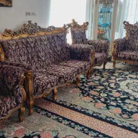 مبل.  استیل سلطنتی ۷نفره. سالم محکم فروش فوری