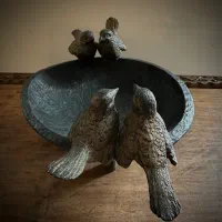 میوه خوری مجسمه برنز قدیمی