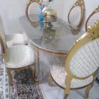 میز ناهار خوری  ۶ نفره  سلطنتی چوب گردو