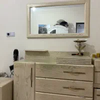 سرویس خواب تمام چوب به همراه تشک