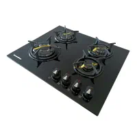 اجاق گاز صفحه ای چهار شعله شیشه ای