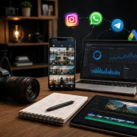 تیم تخصصی تولید محتوا و تبلیغات ویژه کسب‌وکار