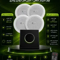 پکیج ویژه اسپیکر سقفی به همراه آمپلی‌فایر