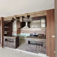 کابینت آشپزخانه با هود و سینک