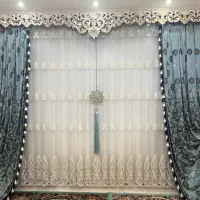 پرده|پرده، رانر، رومیزی|کرج, شاهین‌ویلا|دیوار