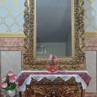 آینه کنسول چوبی