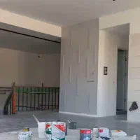 نقاشی ساختمان و درب و پنجره