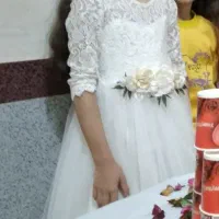 لباس عروس بچگانه و سرافون
