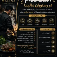 آشپز ایرانی ، گریل کار ،پاستا زن