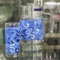 لیوان لومینارک آبی رنگ