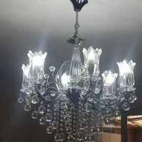 لوستر استیل ۶ شاخه