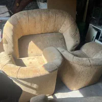 مبلمان ۷ نفره ب همراه میز مدیریت و میز وسط